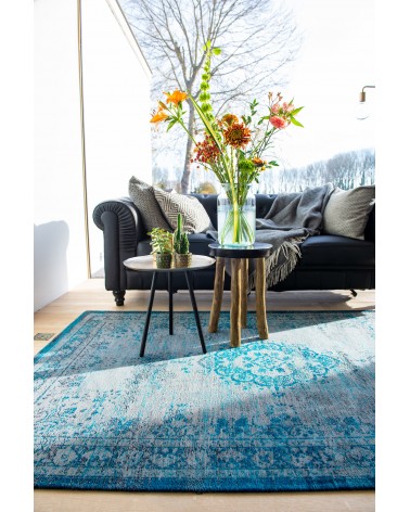 Fading World - Grey Turquoise tapis by Louis de Poortere